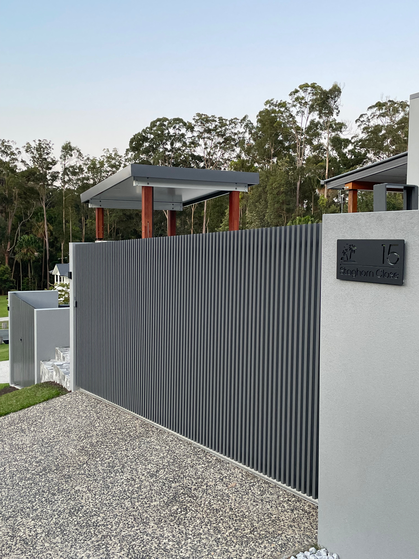 Automated Slat Gate Frontage